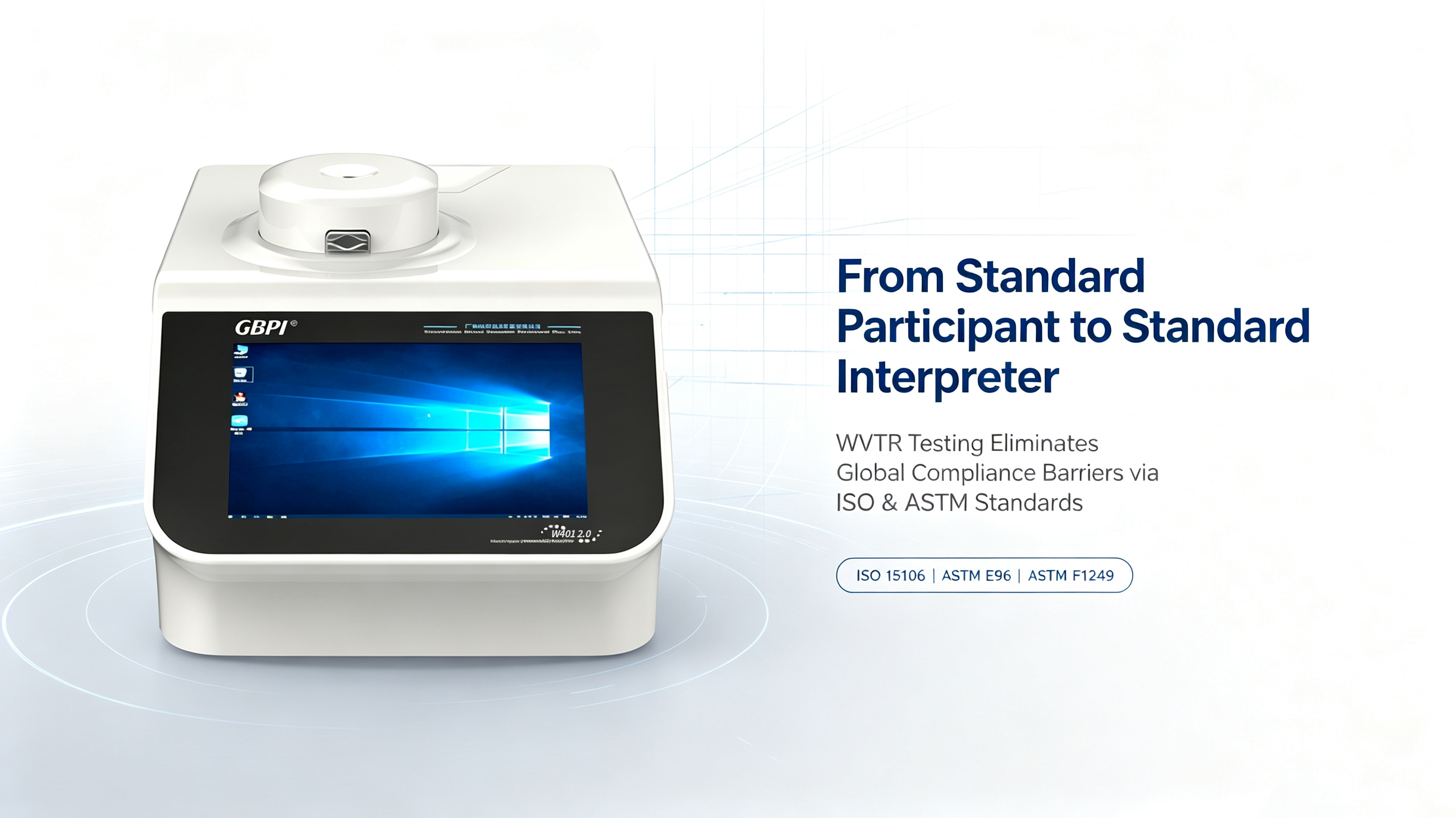 WVTR Testing ISO ASTM Standards Compliance Solution